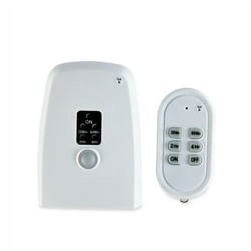 Indoor 2-Outlet Wireless Remote with Timer, White, by Holiday Time
