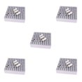 thumbnail image 3 of ZheElen 100 Pack for Slip/Push On Billiards Snooker Cue Stick Pool Replacement Tips Gray 9mm 5Set, 3 of 6