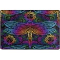 thumbnail image 2 of GZHJMY Indian Mandalas Paisley Dragonfly Area Rug 4x6 Decorative Comfort Floor&nbsp;Carpet Nursery Rugs Non-Slip Rectangle Mat for Entryway Bedroom Decor Kids Playing Room Carpet Runner, 2 of 7