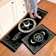 thumbnail image 2 of YIMEIS Water Moon Pentacle Kitchen Mat Washable Non-Skid Absorbent Runner Rugs (16''24''/20''32''/47''18'') - 1/2/3 Pcs Recommended for Kitchen Sink Front/Floor, Suitable for All Age Groups, 2 of 10