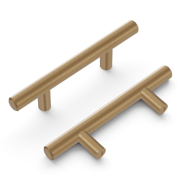 Tirador de barra Hickory Hardware 64 mm bronce champán