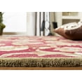 thumbnail image 3 of SAFAVIEH Anatolia Chloe Floral Wool Area Rug, Burgundy/Sage, 2' x 3', 3 of 7