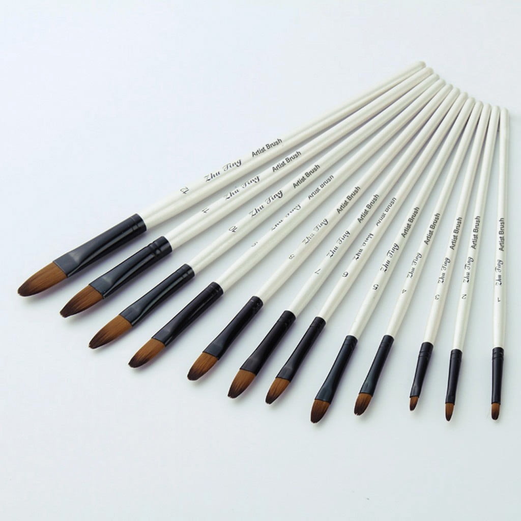 Digital Shop C.G. - Set de 12 pinceles profesionales para pintura al oleo y  acuarelas  pinceles-para-pintura-al-oleo-_JM 🚛 Envíos a todo el país 🇨🇴 Contamos  con dos opciones de empaque