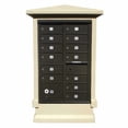 thumbnail image 3 of QualArc EVMC-SHRT-NP 70 x 42 x 30 in. Estateview Stucco Cluster Box Unit Mailbox Center Column with Short Pedestal, Non Painted, 3 of 3