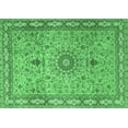 thumbnail image 1 of Ahgly Company Indoor Rectangle Medallion Emerald Green Traditional Area Rugs, 7' x 10', 1 of 4