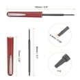 thumbnail image 2 of Uxcell 2pcs destornillador de bolsillo no magnético de 2.4mm con clip T10 Torx, 2 of 6