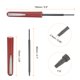 thumbnail image 2 of Uxcell 2pcs destornillador de bolsillo no magnético de 2.4mm con clip T10 Torx, 2 of 6