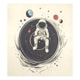 thumbnail image 6 of Yayeee Magnetic Dishwasher Cover for The Front Decoration Home Kitchen Machine Sticker Protector, Beige Astronaut Space, 6 of 6