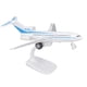 thumbnail image 2 of Modelo de avión de aleación de 22 cm Modelo de avión de pasajeros fundido a presión con sonido ligero para decoración de habitación Azul, 2 of 5