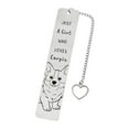 thumbnail image 2 of Clearance Office&Craft&Stationery under $5,Cute Dog Bookmark – Metal Bookmarks For Dog Moms – For Dog Lovers Pet Owners And Book Readers – Adorable Bookmarks For Women And Girls, 2 of 7