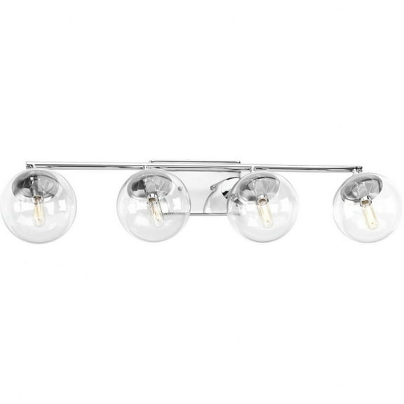 P2857-15-Progress Lighting-Mod - 4 Light in Mid-Century Modern style - 33 Inches wide by 6.75 Inches high