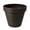 Brown, variant on Algreen 18735 12 x 14 x 14 in. Valencia Round Banded Planter Pot, Textured Terra Cotta