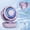 purple, variant on Teddy Run USB Mini Magnetic Desk Fan, Portable Small Table Fan With 3-Speed Super Strong Winds Dual-Angle Adjustable(17Hrs Workble), Personal Cooling Hand Gifts For Women Men Indoor Outdoor(blue)