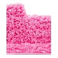 thumbnail image 6 of Unique Loom Solid Shag Collection Area Rug (4' 1" x 6' 1" Rectangle Taffy Pink), 6 of 7
