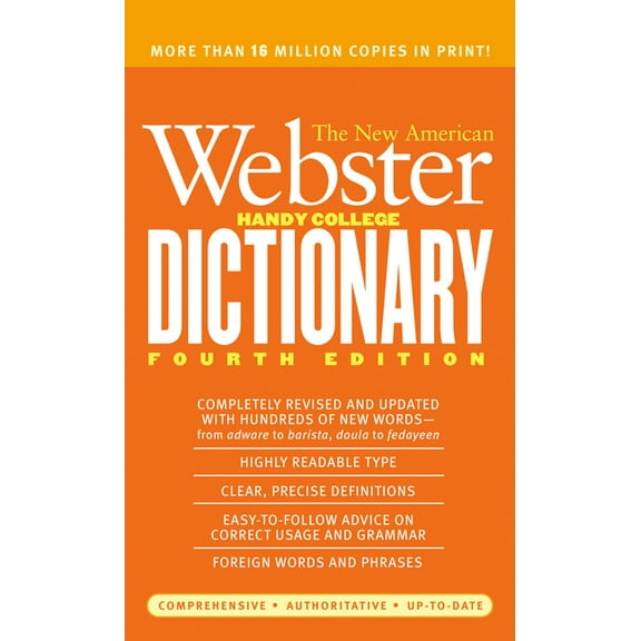 The New American Webster Handy College Dictionary: Fourth Edition, (Paperback)