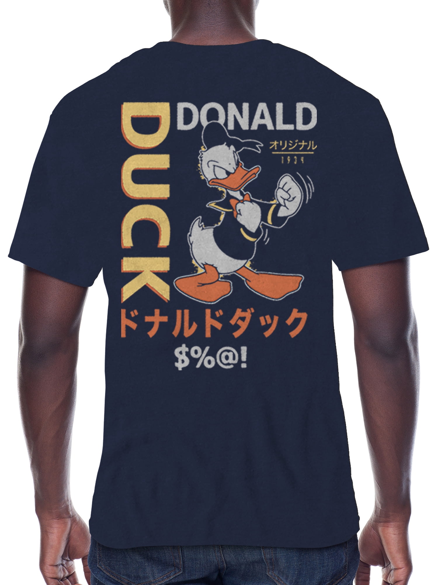 Disney, Mens Graphic Tee, Donald Duck Collegiate, Sizes S-3XL