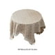 thumbnail image 3 of Mantel rectangular con borlas de hilo de algodón para mesa de centro, decorativo, 3 of 6