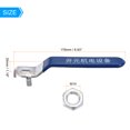thumbnail image 2 of Unique Bargains Iron Chrome Plated Replacement Quarter Turn Lever Handle for DN65 Ball Valve, 2 of 5