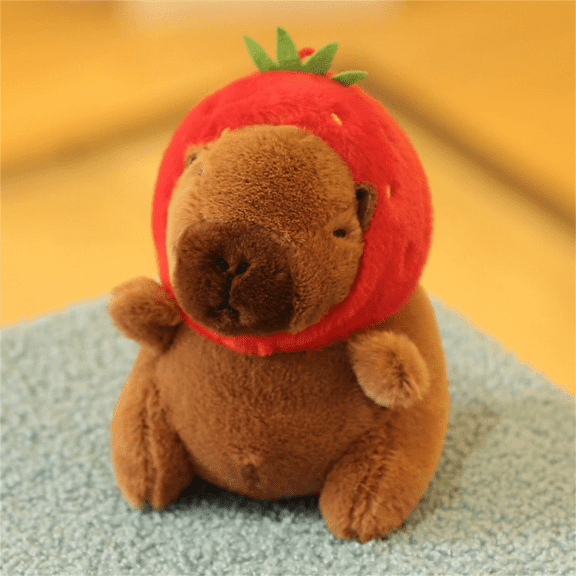 4.7Inch Cuddly Capybara Plush Toy Keychains, Stuffed Animals Plush Bag Charms, Gifts for Teens Women & Fans