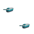 thumbnail image 1 of Yuarrent Cepillo de limpieza Ropa de plástico ligero Zapatos Herramienta de limpieza del hogar Cepillos de lavandería hidráulicos Cocina Verde negruzco 2piezas, 1 of 6