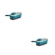 thumbnail image 2 of Matsuzay Cepillo de limpieza Zapatos de plástico livianos Dispensador de jabón líquido portátil Cepillos de lavandería hidráulicos para Verde negruzco 2piezas, 2 of 6