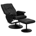 thumbnail image 5 of Pemberly Row Fauteuil Inclinable et Pouf en Noir, 5 of 5