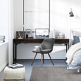thumbnail image 5 of Banting 60 inch Wide Solid Wood Modern Industrial Mid Century Desk in Hickory Brown, 5 of 10