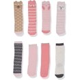 thumbnail image 2 of Hudson Baby Infant Girl Cotton Rich Knee-High Socks, Forest Girl, 0-6 Months, 2 of 3