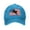 Blue, variant on Bull Rider Flag Unisex Adult Washed Denim Cotton Sport Outdoor Baseball Cap Adjustable Cowboy Baseball Hat