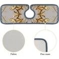 thumbnail image 6 of 4Pcs SKYSONIC Faucet Absorbent MatBaroque Ornament Washable Counter Drying Pads Behind Faucet, 6 of 7