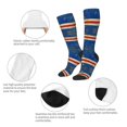 thumbnail image 4 of Women's Knee High Socks Retro Cape Verde Flag Outdoor Casual Tube Socks, 4 of 7