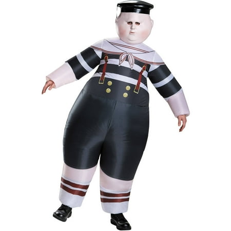 Alice Through the Looking Glass: Inflatable Tweedle Dee/Dum Men's Adult Halloween Costume, One Size