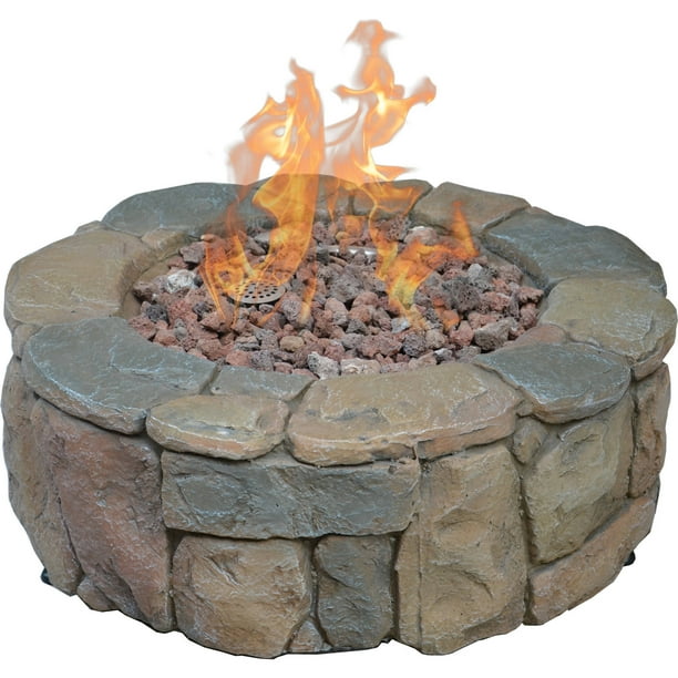 Bond Pinyon Envirostone Gas Fire Pit