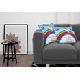 thumbnail image 3 of Ambesonne Fantasy Throw Pillow Cover 2 Pack, Unicorn Rainbow Fantasy, 24", Multicolor, 3 of 7