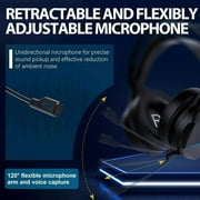 Wireless Gaming Headset with Mic for PS5 PS4 PC Switch – 2.4G/Bluetooth