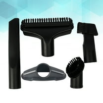 BALAHAPY Car Vacuum Attachments 1Set Black Plastic Round Shape for Upholstery Cleaning 11.8x7.9x2in