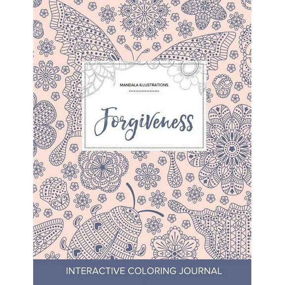 Adult Coloring Journal: Forgiveness (Mandala Illustrations, Ladybug) (Paperback)