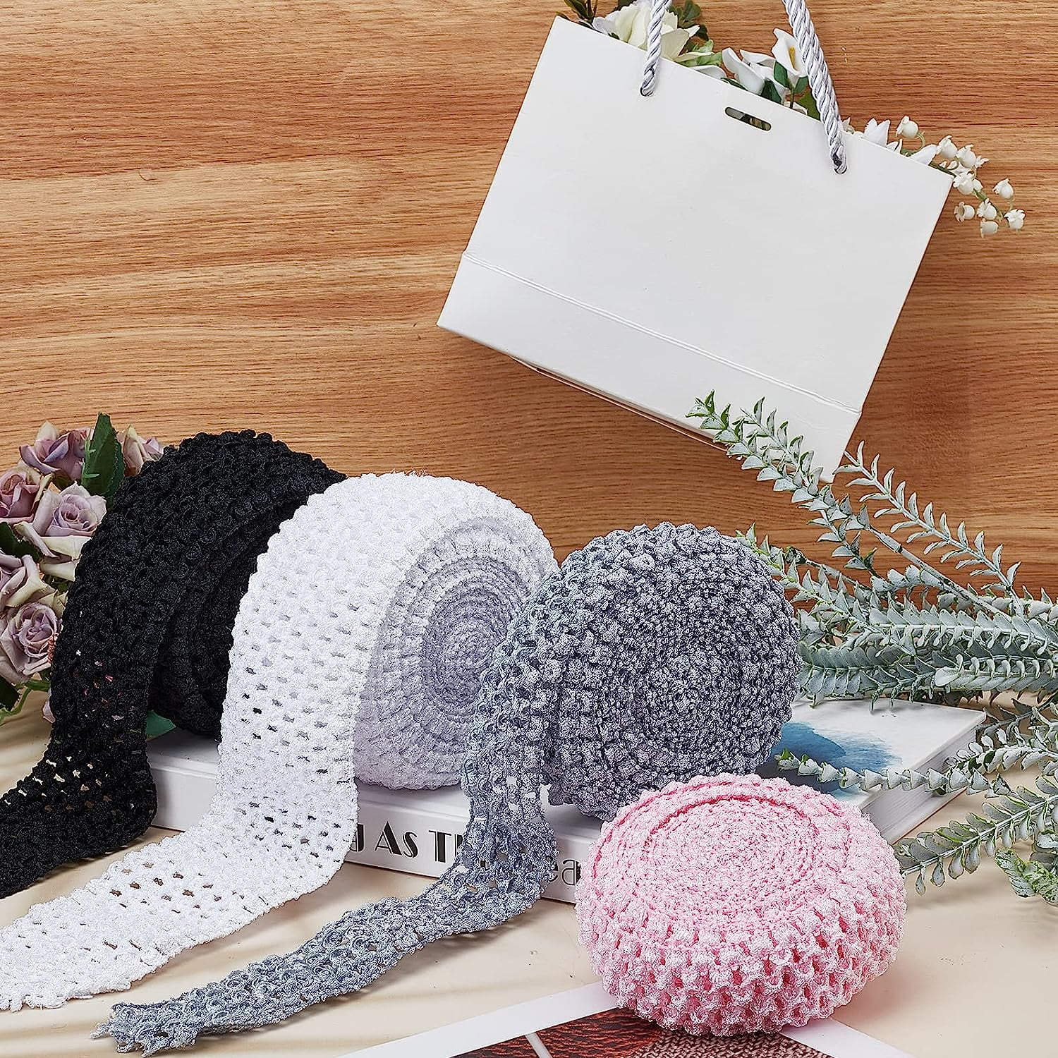 トップス Nana ribbon crochet set AM1430 Nana ribbon crochet set