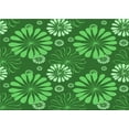 thumbnail image 1 of Ahgly Company Tapis Rectangulaire Lavable en Machine Intérieur Vert Transitionnel, 3 Pieds x 5 Pieds, 1 of 7