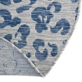 thumbnail image 6 of Unique Loom Outdoor Safari Collection Area Rug - Leopard (2' 7" x 4' 1" Hearth Blue/Gray), 6 of 6