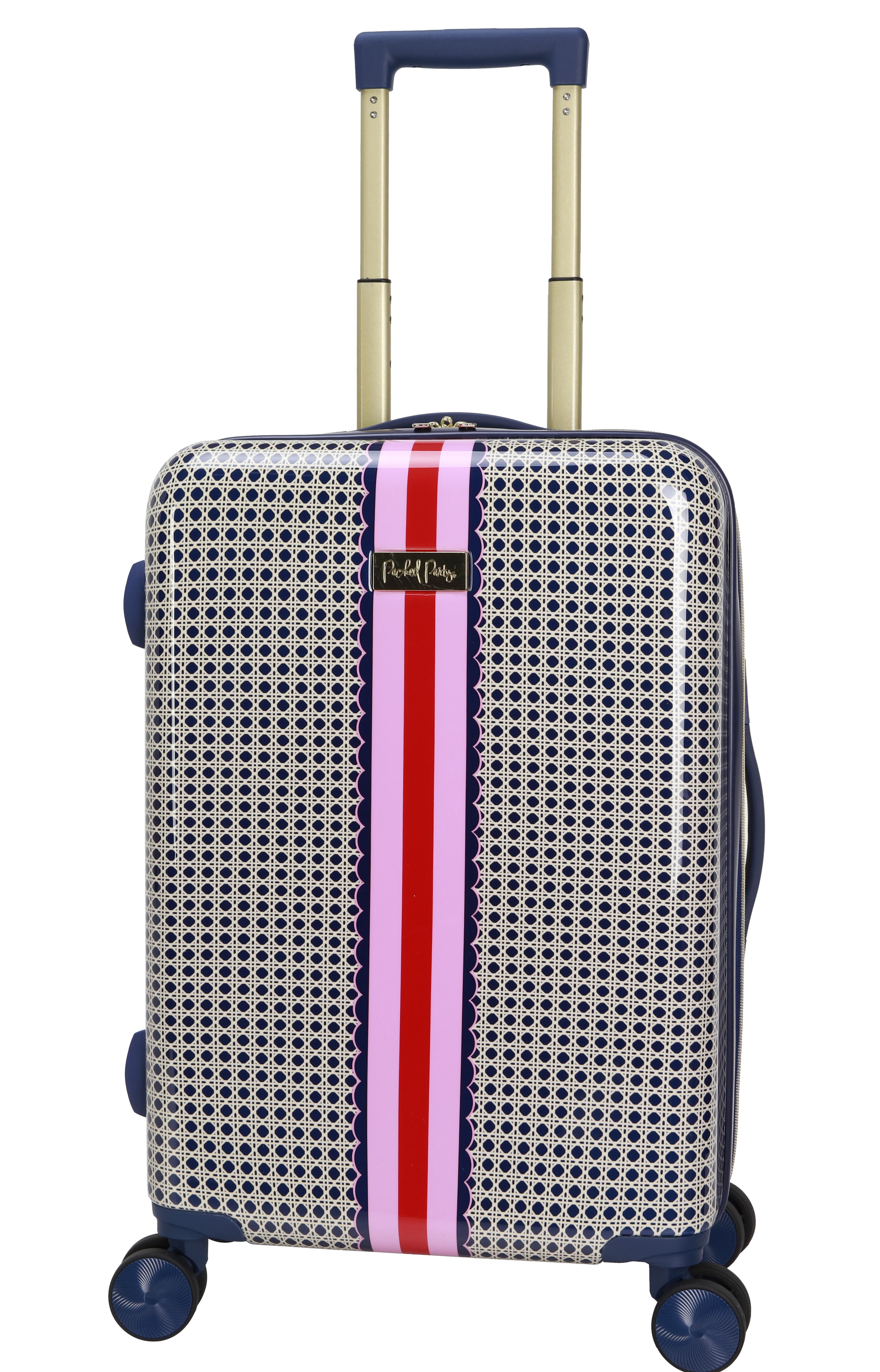 Packed Party "JET SET" 20 Inch Carry-on ABS Hardsided Luggage, Jet Set Print
