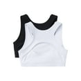 thumbnail image 3 of Girls 2pk Racerback Sports Bra, Sizes XS-2XL, 3 of 4