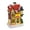 A, variant on Christmas Light-Up Resin House Ornament – Colorful Glowing Cottage Décor – Warm LED Desktop Decoration with Snowy Roofs & Holiday Details – Battery-Powered Miniature for Table, Mantel, Village Scene