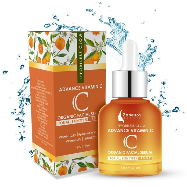 Zone 365 Vitamin C Facial Serum for All Skin Types