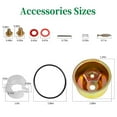 thumbnail image 6 of Carburetor Float Bowl Chamber Kit for GX160 Needle Spring Seal Pin Gaskets Bolt, 6 of 10