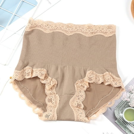 

Jeborah Ladies Underwear Lace Graphene High-Waisted Abdomen And Hips Underwearable Panties