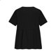 thumbnail image 5 of Craaazy Women's Casual V Neck Blouse, Solid Color Short Sleeve Button Down Shirt, Loose Fit Comfy Breathable Cotton Linen Tops for Daily Wear Gifts, 5 of 6