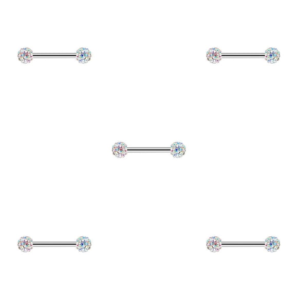 Qarigey Anillo para pezones con barra, decoración de cuerpos pequeños de Metal Sexy, accesorio de moda, para el cuerpo con estilo Type2 NO2