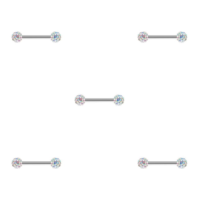 Qarigey Anillo para pezones con barra, decoración de cuerpos pequeños de Metal Sexy, accesorio de moda, para el cuerpo con estilo Type2 NO2