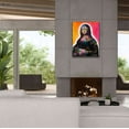 thumbnail image 3 of Epic Graffiti 'Mona Lisa Peaking' by Dean Russo, Canvas Wall Art, 26"x34", 3 of 8